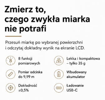 Elektroniczna Miarka Cyfrowa LCD